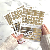 Blush & Gold Daily Self-Care Journal - Almond