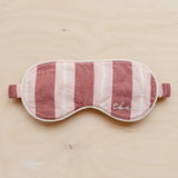 Cotton Eye Mask - Red Stripe