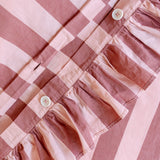 TBCo Cotton Duvet Cover - Pink & Red Stripe
