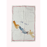 Linen Tea Towel - Oyster Cheers