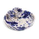 Olive Dish - Blue or Green Splatter