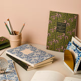 Wanderlust Paper Co. Notebook - Blue Flora