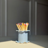 Matchstick Holder - Matte Blue