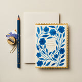 Wanderlust Paper Co. Birthday Card - Delft Flora