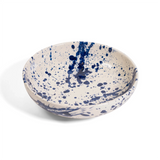 Serving Bowl - Blue Splatter